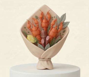 Колбасные букеты